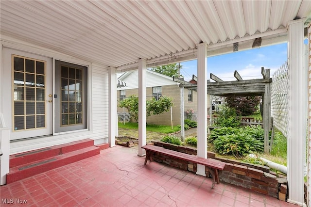 157 W 45th St, Shadyside, OH 43947 - view of patio