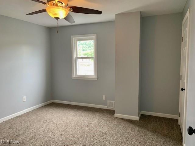 1209 N 4th St, Toronto, OH 43964 - unfurnished room featuring ceiling fan and carpet