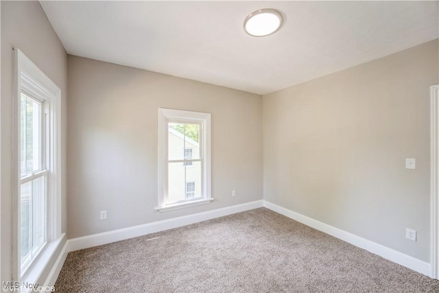 190 Columbus St, Chagrin Falls, OH 44022 - spare room featuring carpet and baseboards