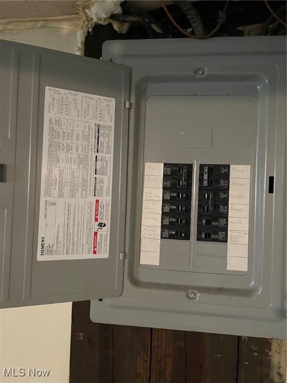 772 Shoshone Ave, Akron, OH 44305 - utility room with electric panel