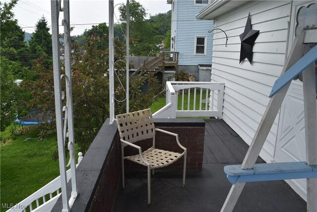 1408 N 9th St, Martins Ferry, OH 43935 - view of balcony