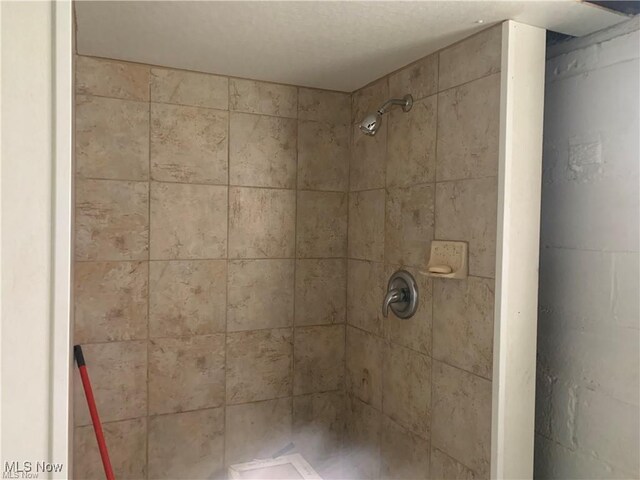 3961 E 53rd St, Newburgh Heights, OH 44105 - bathroom featuring a tile shower
