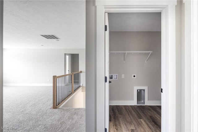3730 Overlook Ct, Akron, OH 44333 - laundry room with hookup for an electric dryer, hookup for a washing machine, and wood finished floors