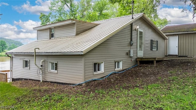 15295 State Route 60, Lowell, OH 45744 - back of property featuring metal roof