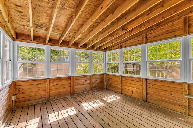 1783 Maywood Rd, South Euclid, OH 44121 - unfurnished sunroom with hardwood / wood-style flooring, a sauna, and plenty of natural light