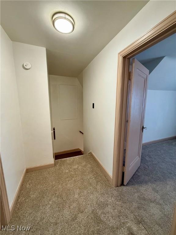 3427 Elm St, Weirton, WV 26062 - hallway with carpet and baseboards