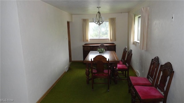 521 Georgia Ave, Chester, WV 26034 - carpeted dining room featuring baseboards