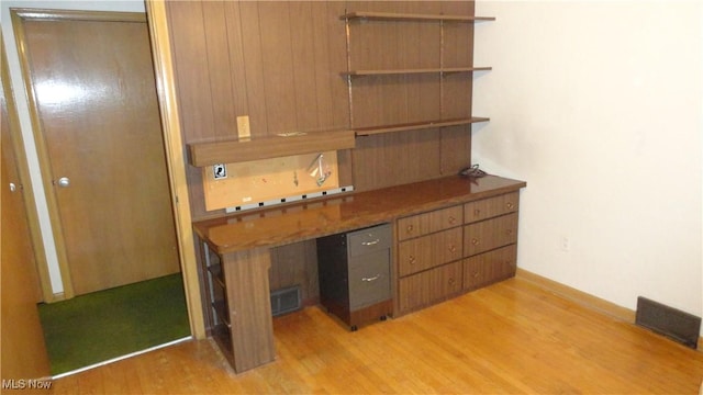 521 Georgia Ave, Chester, WV 26034 - unfurnished office with light wood-style flooring and baseboards