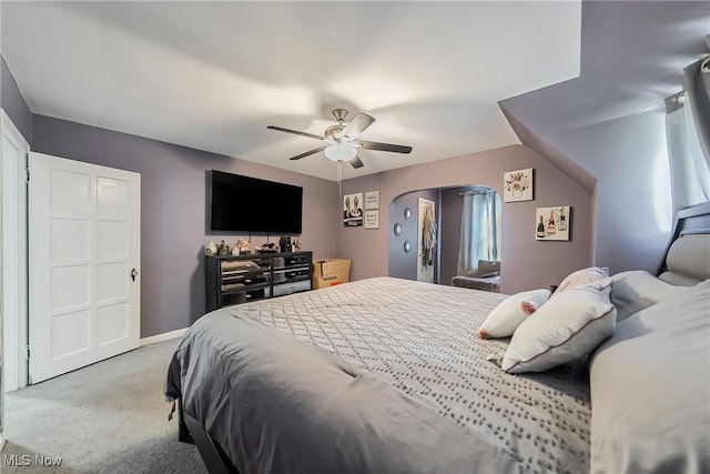 17314 Lomond Blvd, Shaker Heights, OH 44120 - carpeted bedroom with ceiling fan
