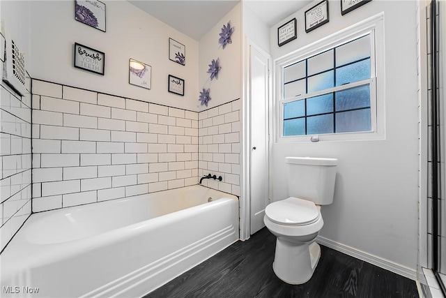 17314 Lomond Blvd, Shaker Heights, OH 44120 - bathroom with a bathtub and wood finished floors