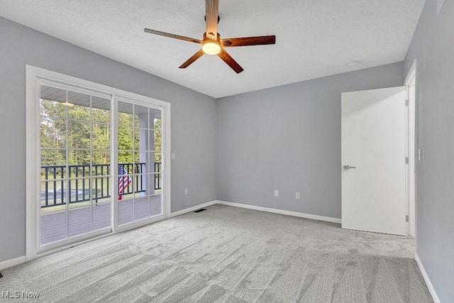 8000 Lake Rd, Seville, OH 44273 - spare room with carpet floors, baseboards, and a ceiling fan