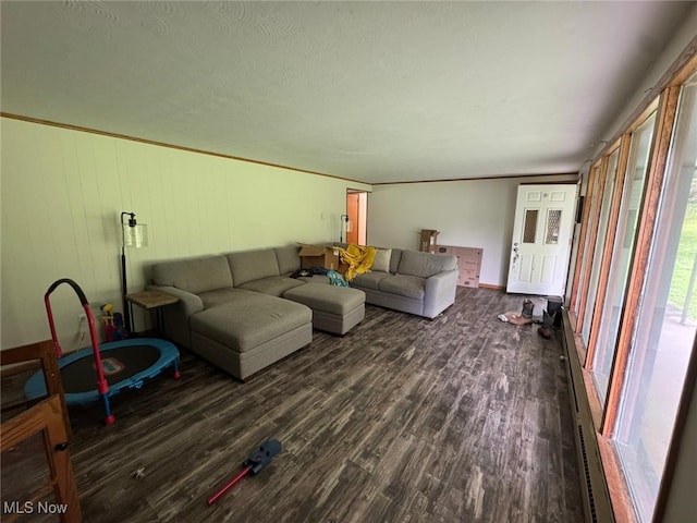 85 Arrow Rd NW, Carrollton, OH 44615 - living room featuring dark wood-style flooring