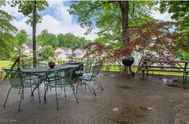 166 N Turner Rd, Youngstown, OH 44515 - view of patio featuring grilling area