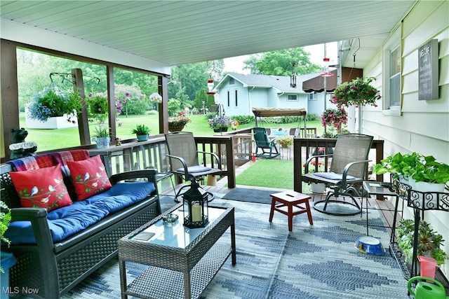 543 Towson Dr NW, Warren, OH 44483 - view of patio / terrace with an outdoor living space