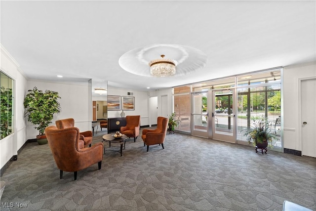 18975 Van Aken Blvd Unit 401, Shaker Heights, OH 44122 - building lobby featuring ornamental molding