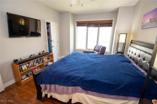 1425 Lindazzo Ave, Cleveland, OH 44114 - bedroom with wood finished floors and baseboards