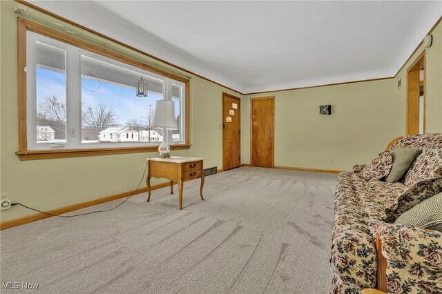 340 53rd St SW, Canton, OH 44706 - sitting room featuring carpet and baseboards
