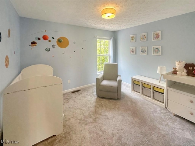 15532 Raya Oval, North Royalton, OH 44133 - carpeted bedroom featuring a textured ceiling and baseboards