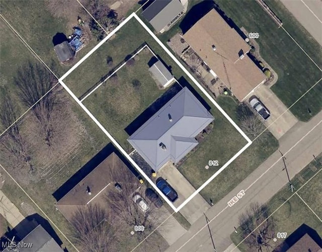 812 Ike St, Minerva, OH 44657 - map / location with property parcel outlined