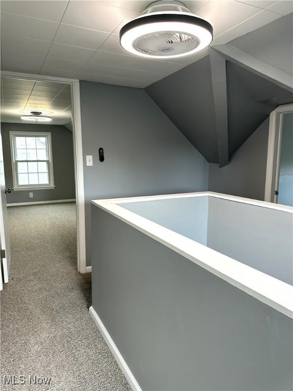 4570 N Leavitt Rd NW, Warren, OH 44485 - hallway featuring baseboards and carpet