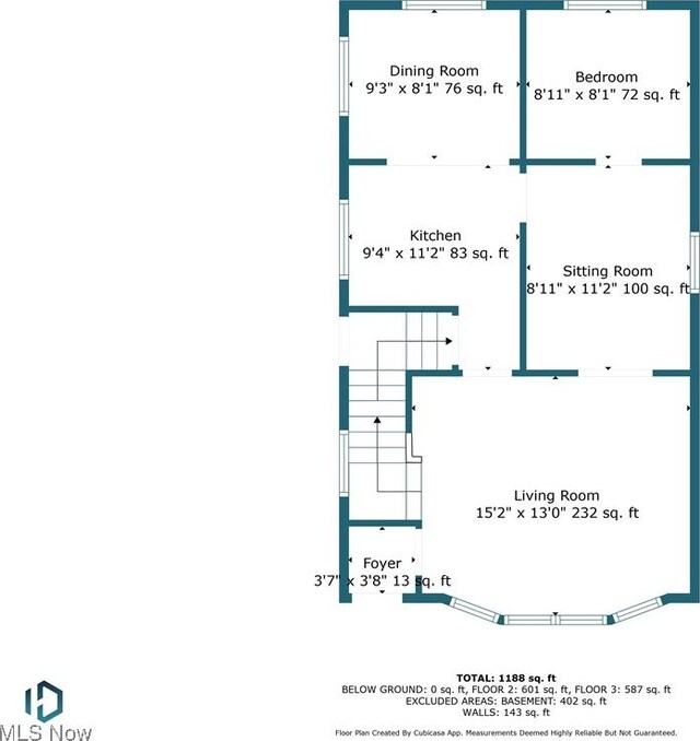 15417 Parkgrove Ave, Cleveland, OH 44110 - view of home floor plan