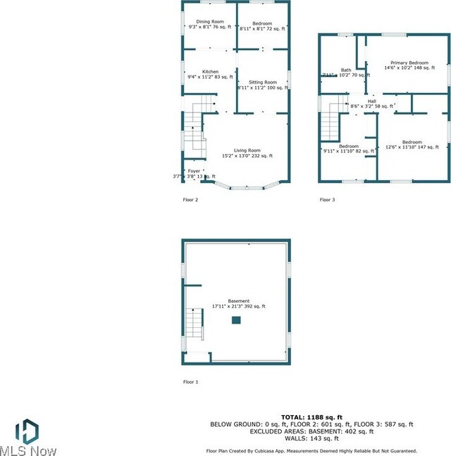 15417 Parkgrove Ave, Cleveland, OH 44110 - view of property floor plan