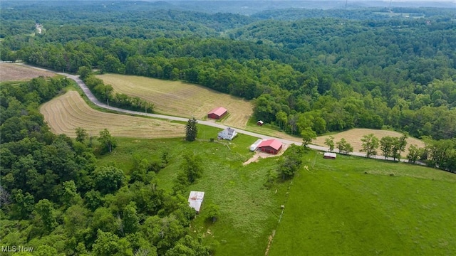 73117 Deck Rd, Freeport, OH 43973 - overview of rural landscape with a heavily wooded area