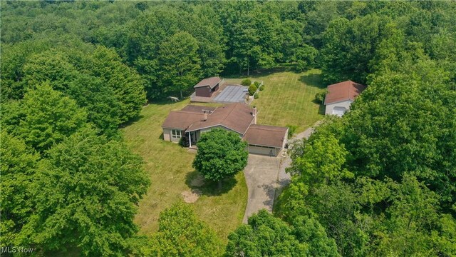 41510 Alderlick Rd, Wellsville, OH 43968 - view from above of property featuring a heavily wooded area