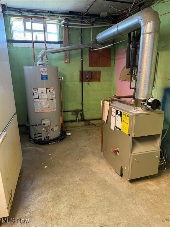5301 S Ridge Rd W, Ashtabula, OH 44004 - utilities with gas water heater