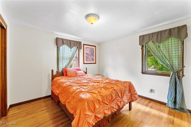 2322 Westview Rd, Cortland, OH 44410 - bedroom with baseboards and light wood finished floors