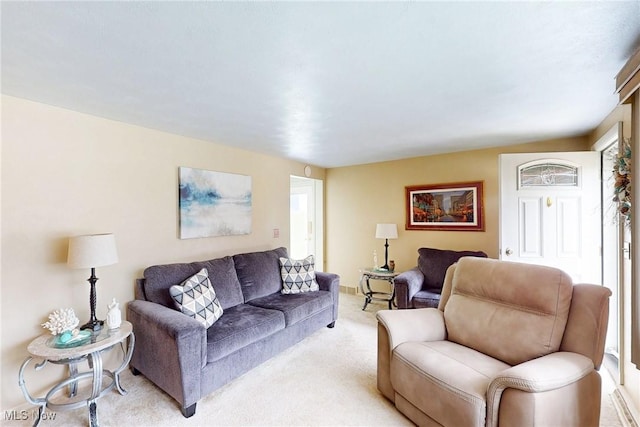 132 Karen Pl, Wintersville, OH 43953 - living room featuring light colored carpet