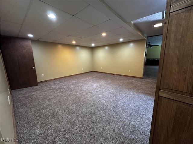 1029 Fowler Dr, Caldwell, OH 43724 - empty room with recessed lighting and baseboards