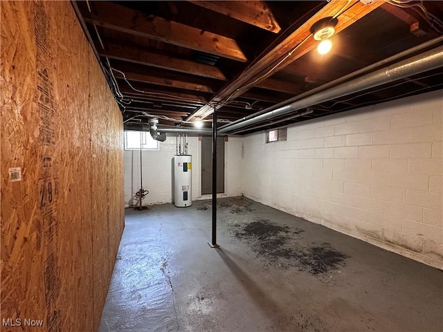 1029 Fowler Dr, Caldwell, OH 43724 - below grade area with water heater