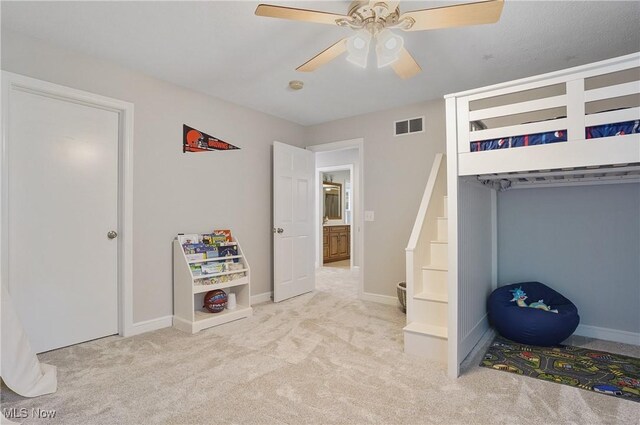 2634 Deer Ridge Run, Cuyahoga Falls, OH 44223 - unfurnished bedroom with carpet flooring and a ceiling fan