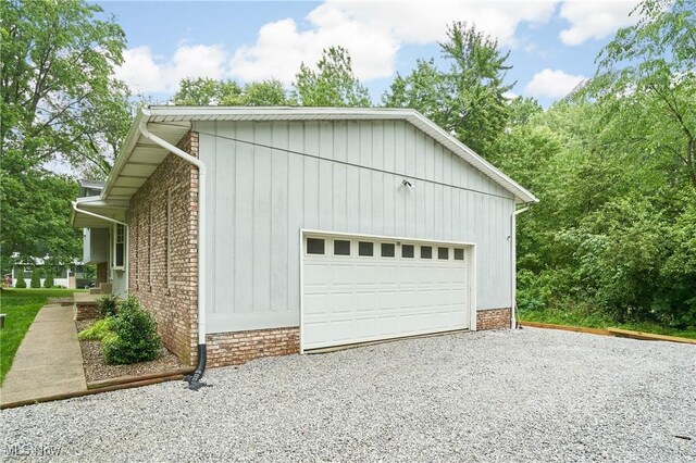 53 Joel Dr, Mogadore, OH 44260 - view of garage