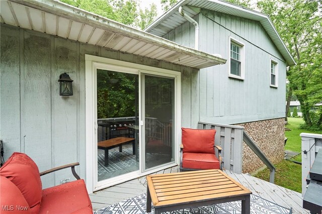 53 Joel Dr, Mogadore, OH 44260 - view of deck