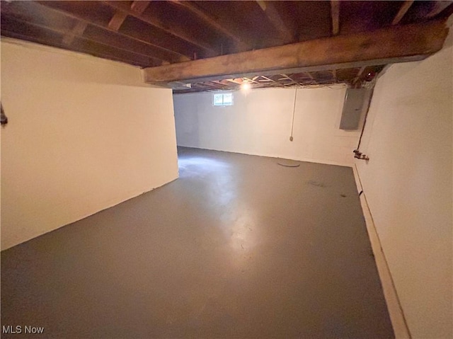 837 Pinecrest Rd, Girard, OH 44420 - below grade area featuring electric panel