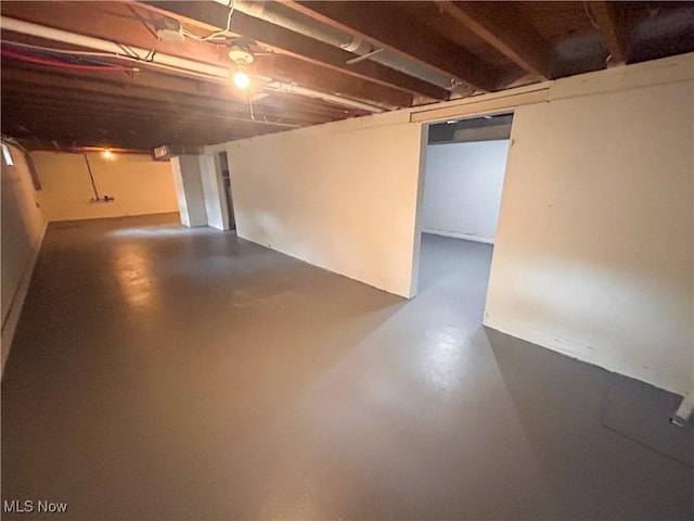 837 Pinecrest Rd, Girard, OH 44420 - view of unfinished below grade area