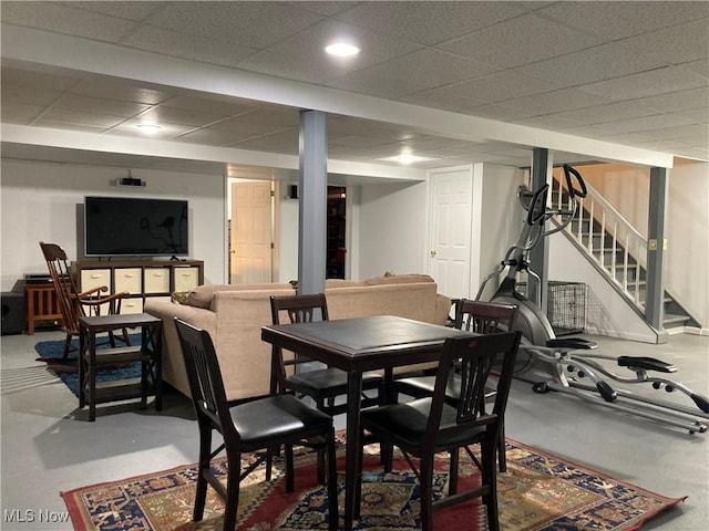 454 Lincoln Ave NW, Carrollton, OH 44615 - dining room with stairway
