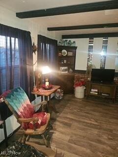 200 Pennock Dr Unit 37, Beverly, OH 45715 - sitting room with wood finished floors