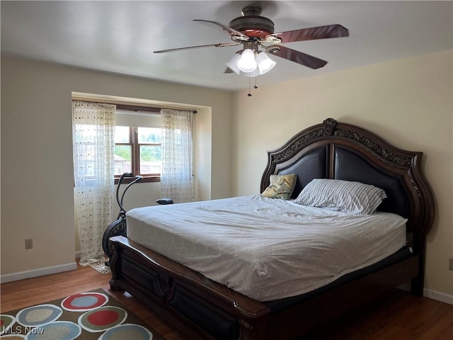 199 Kanawha Rd, Weirton, WV 26062 - bedroom with wood finished floors and ceiling fan