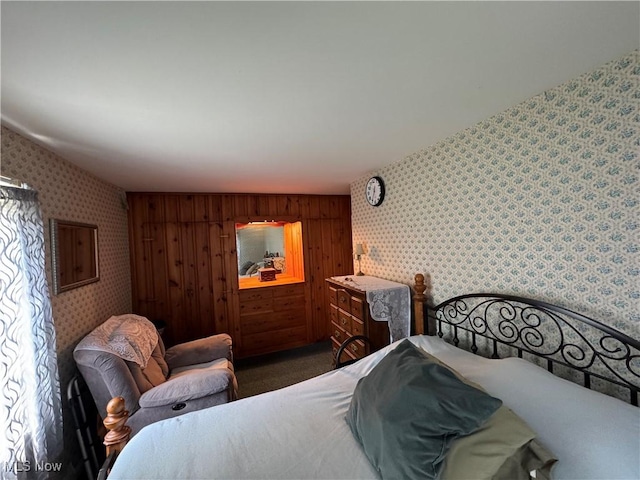 166 Bethesda St, Barnesville, OH 43713 - bedroom featuring wallpapered walls and carpet flooring