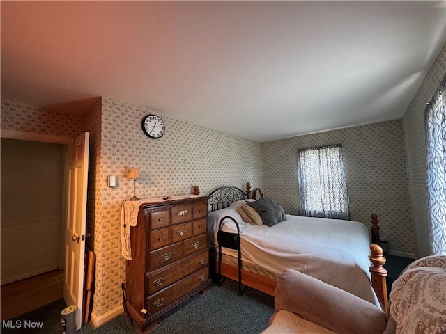 166 Bethesda St, Barnesville, OH 43713 - bedroom featuring wallpapered walls