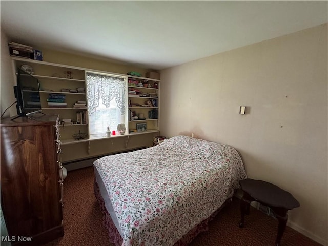 166 Bethesda St, Barnesville, OH 43713 - carpeted bedroom featuring baseboard heating