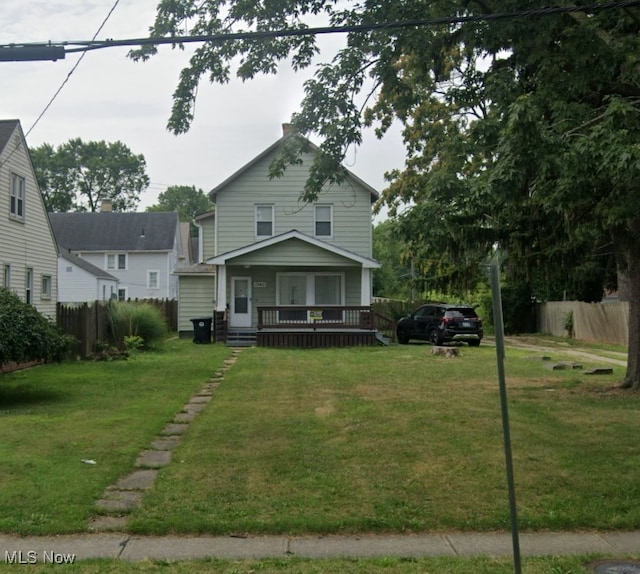10411 Jasper Rd, Cleveland, OH 44111 - view of front of house with covered porch