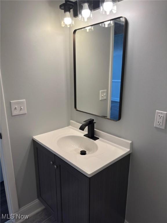 275 Butternut Ln, Berea, OH 44017 - bathroom featuring vanity and baseboards