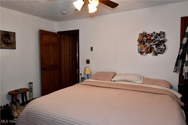 5041 W S Range Rd, Salem, OH 44460 - bedroom with a ceiling fan