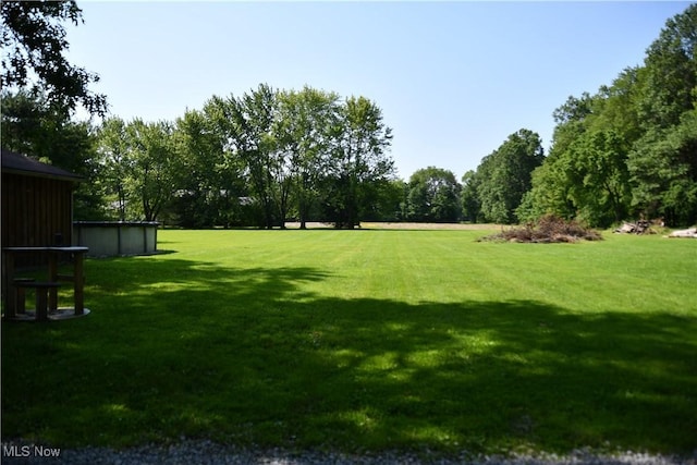5041 W S Range Rd, Salem, OH 44460 - view of green lawn with an outdoor pool