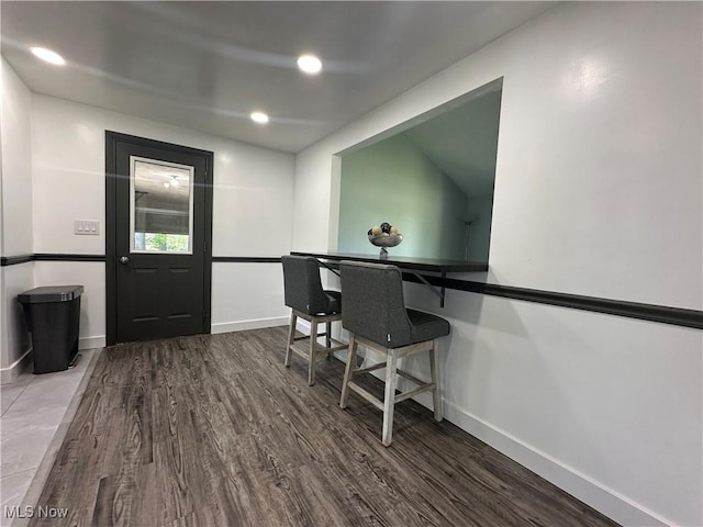 3005 Chaucer Dr NE, Canton, OH 44721 - home office with wood finished floors and recessed lighting