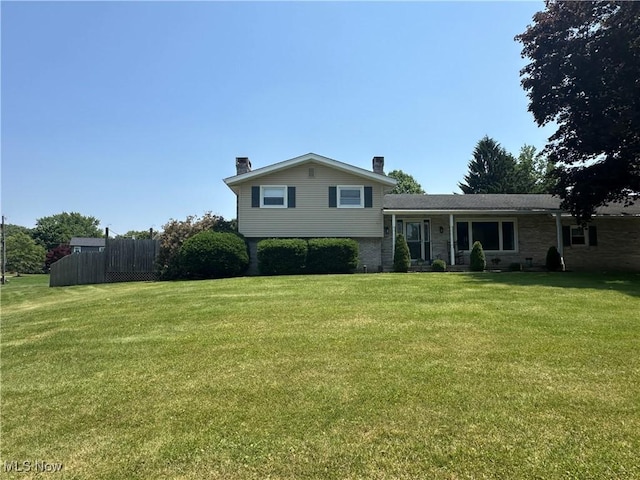 3005 Chaucer Dr NE, Canton, OH 44721 - back of property featuring a chimney